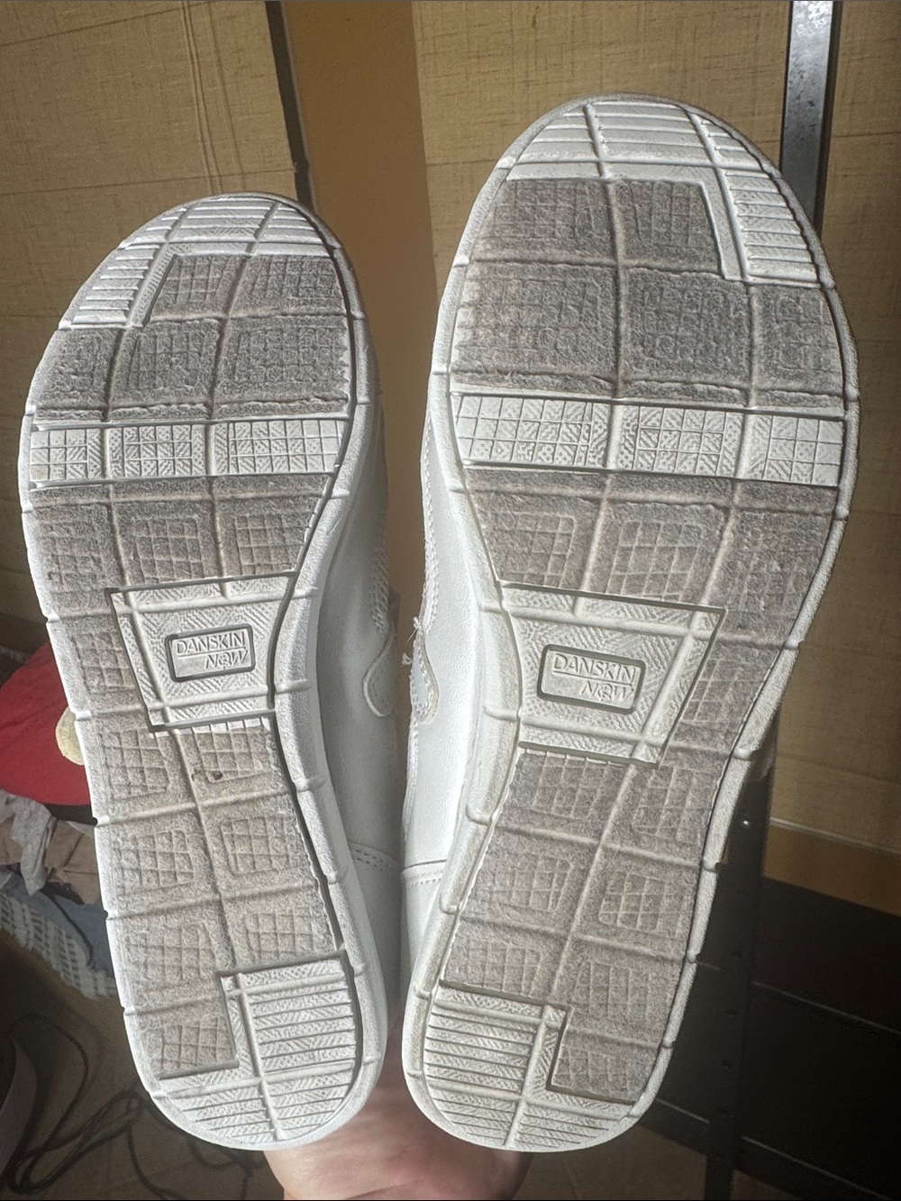 Danskin Now Molly White Mary Jane Walking Sneakers Mesh Hook & Loop Size 10 - Picture 8 of 10